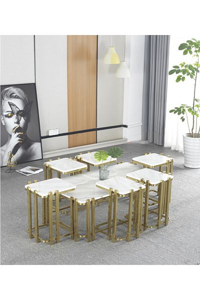 SAHABA 1 6-piece service tables H1188gm