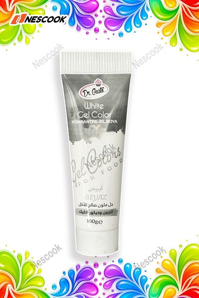 nescook White Tube Gel Paint 100 Gr