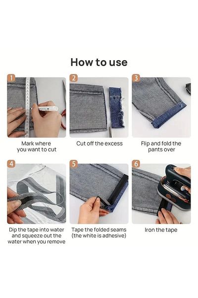 Marsilyan Self Adhesive Pants Curling Strip - Fku2034-2647
