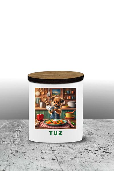 yeditepe hayat Ceramic Salt Storage Container 300ml