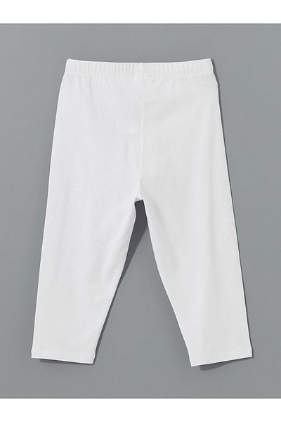 LC Waikiki LCW Παιδικό κοριτσίστικο κολάν με ελαστική μέση 3/4 μεγέθους