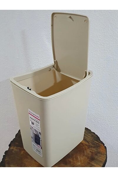 ÇAYLAR AVM Touch trash can 8.5 liters press open close trn-183 cream