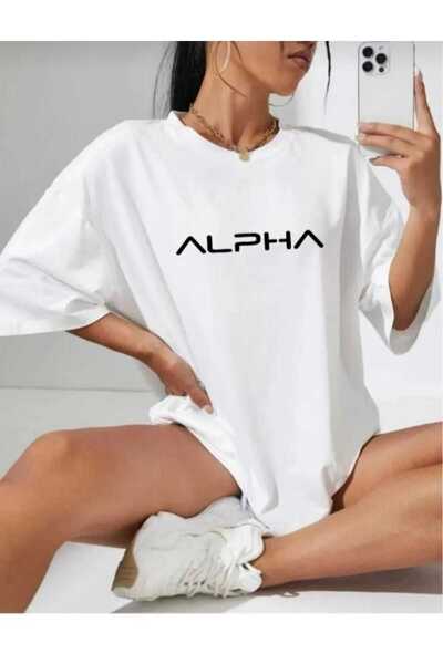 KOZİA OUTDOORS Tricou basic supradimensionat cu imprimeu malkoçbey alpha