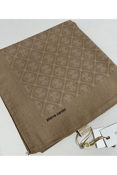 Pierre Cardin Φουλάρι Elegans Monogram - 1090750 -983 Milky Brown