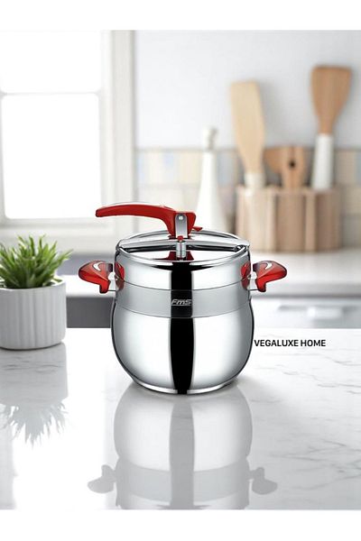 FMS Casserole Pressure 9 Lt Red