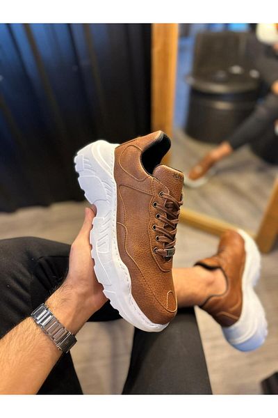 K&A High Sole Casual Shoes N Tan