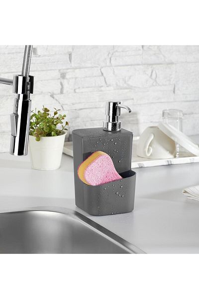 Leony Liquid Soap Dispenser with Sponge Chamber - 650 ml