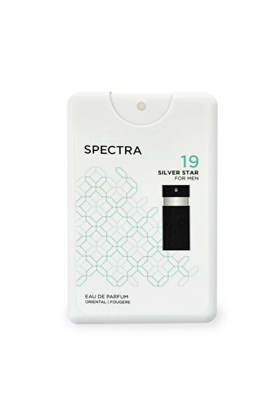 Spectra Pocket 019 Silver Star Eau De Perfume For Men - 18ml