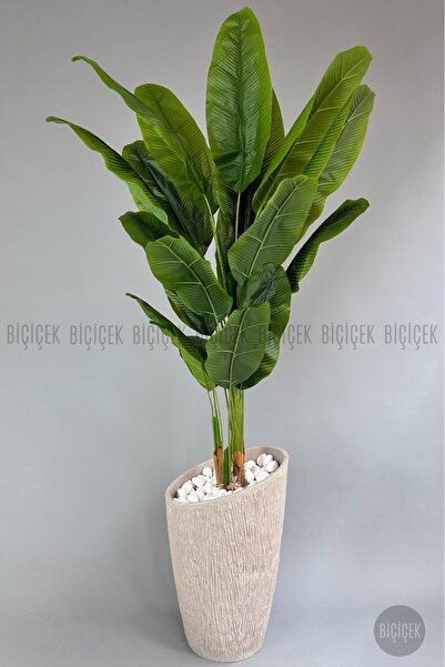 BİÇİÇEK Yapay Muz Ağacı 230 cm Lux Dış Mekan Saksıda