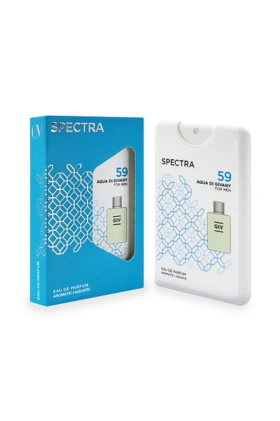 Spectra Pocket 059 Aqua Di Givany Eau De Parfum For Men - 18ml
