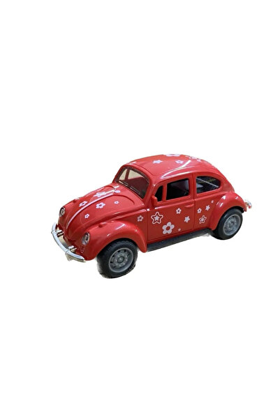 Fidan oyuncak Sürtmeli Desenli Vosvos Kaplumbağa Araba 4 Renk Tekli