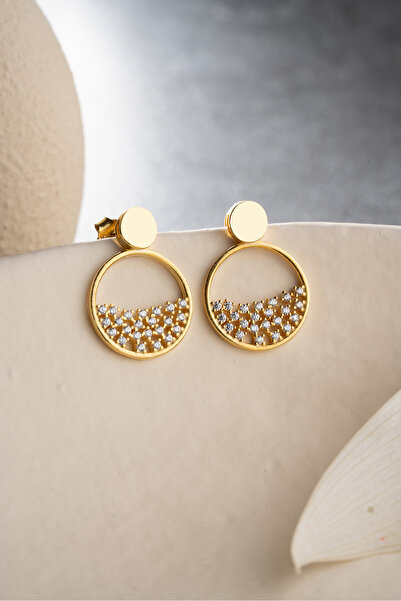 Silvano Jewelry 925 Ayar Gümüş Trend Model Küpe