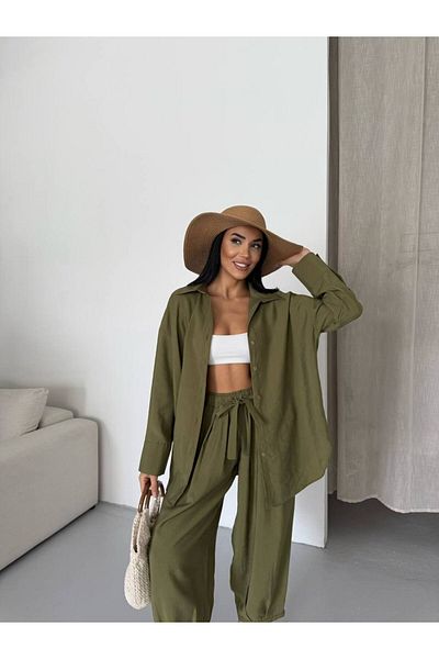 B1butik Casual Shirt Pants Suit