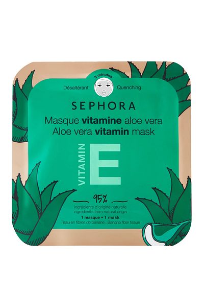 SEPHORA Face Mask Aloe Vera + Vitamin E Radiance Aslbeauty