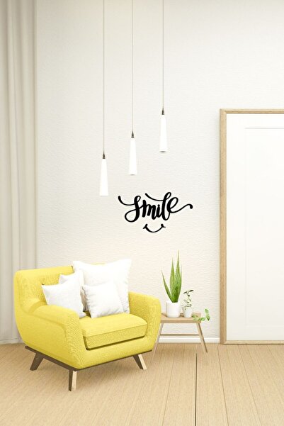 Diji Wood Pozitif Enerji Smile Ahşap Duvar Dekoru