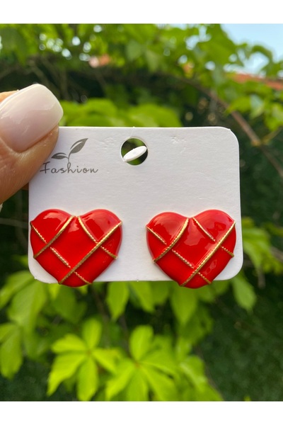 Gozibygoz Heart Figured Nail Earrings