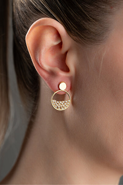 Silvano Jewelry 925 Ayar Gümüş Trend Model Küpe