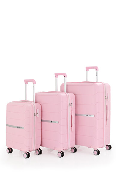 MÇS Mçs Üçlü Polipropilen Valiz Seti V366