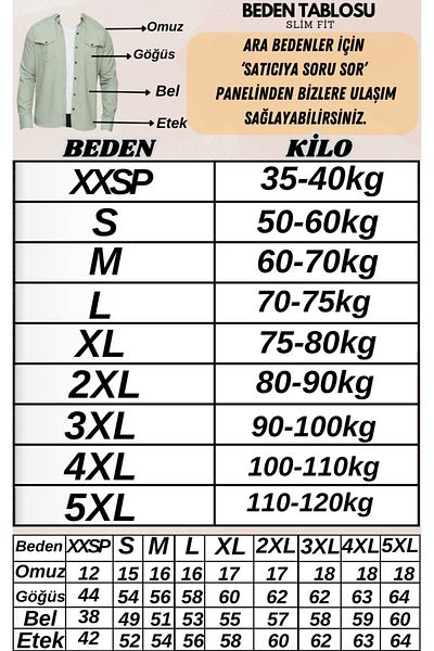 YXC Slim Fit Herren Jeanshemd Wassergrün