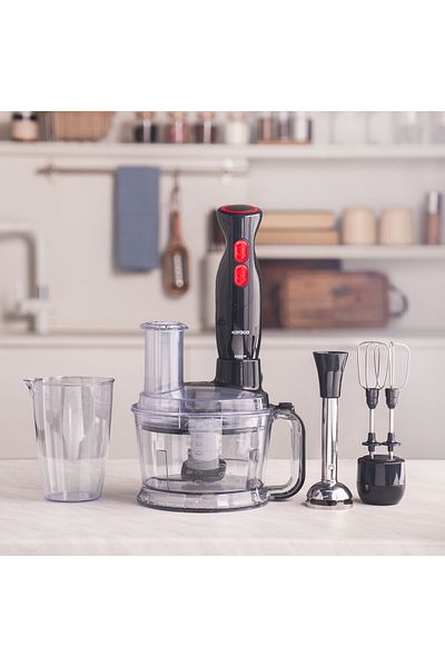 Karaca 6 in 1 Food Processor - 2000W Powerful Motor - 1.5Lt Large Churn - Turbo Peak Boost with Gift