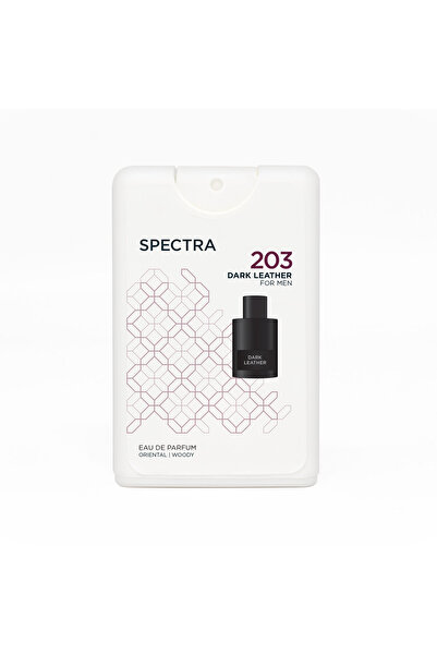 Spectra Pocket 203 Dark Leather EDP Unisex Perfume - 18ml