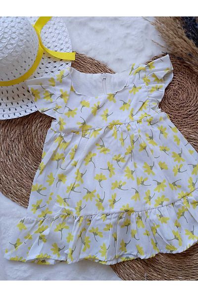 ayzen store Hat Pleated Girl Dress
