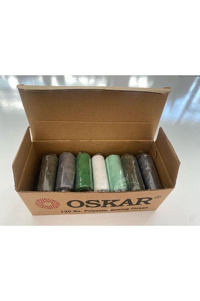 BRAVE TEKSTİL ÜRÜNLERİ Sewing Thread Mixed Colors 14 Pieces - 250Mt Box