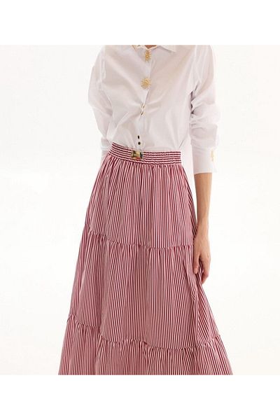 Missemramiss 4837 Striped Skirt
