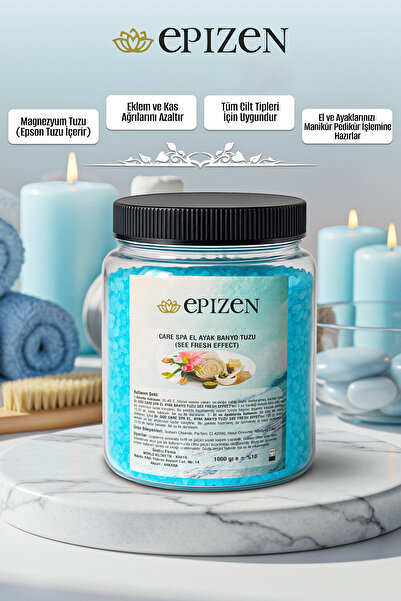 EPİZEN 1KG Manikur Ve Pedükür Tuzu - Tüm Cilt Tipleri İçin Uygundur