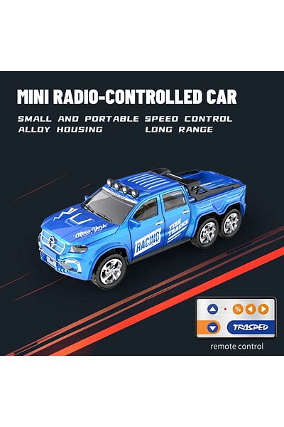 Choice سيارة 8801C الجديدة ذات التحكم عن بعد MINI Alloy 1/64 سهلة الحمل ووقت عمل 60 دقيقة للأطفال