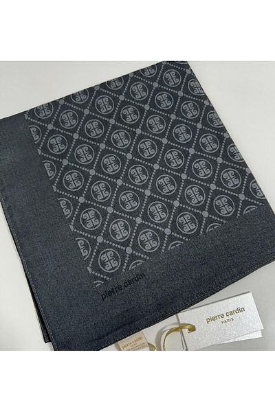 Pierre Cardin Φουλάρι Elegans Monogram - 1090750 -913 Καπνιστό