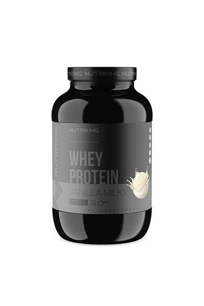Nutriking Whey Protein 2100 Gr 70 Servings Milk Vanilla
