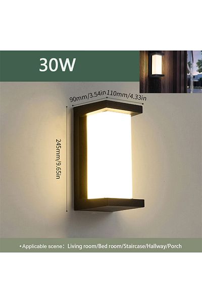 Choice Warm White Model B 30W No Sensor Led Outdoor Wall Light Waterproof IP66 Motion Sensor Led Outdoor Li