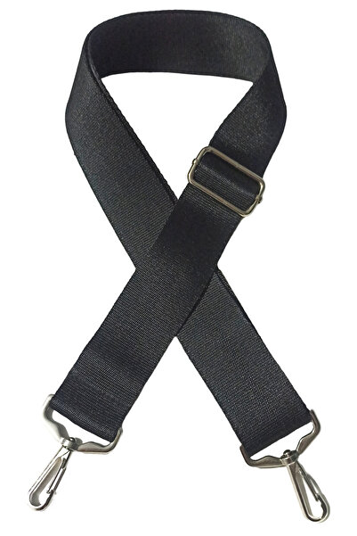 RZ RY ZAGA Çanta Askısı Siyah Polyester Kolon Tokası Ayarlanabilir Nikel Toka...