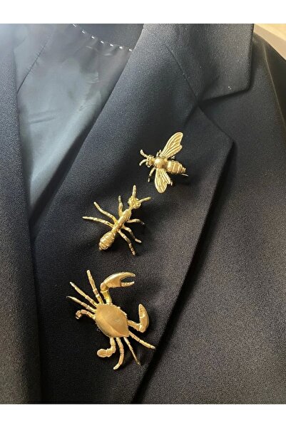 OSTİLL Özel Tasarım Hayvan Figürlü Broş