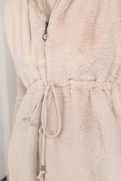 Melike Tatar Women's Zero Sleeve Faux Fur Vest