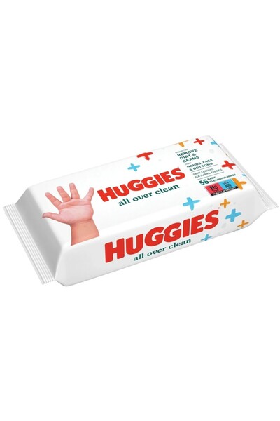 Huggies All over Clean Baby and Child Wet Wipes 56 Sheets