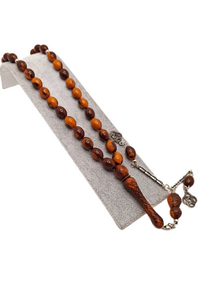 Han Ticarethane Bijuterie din chihlimbar pulbere cu imame brodată, de culoare...