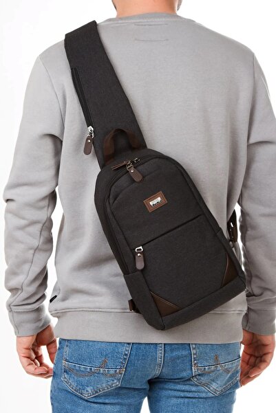 Newish Polo Geantă de corp din pânză din pânză pentru piept și rucsac -NP 2456