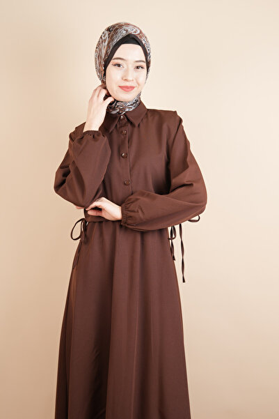 Trenddolabı Bolerolu Tesettür Elbise