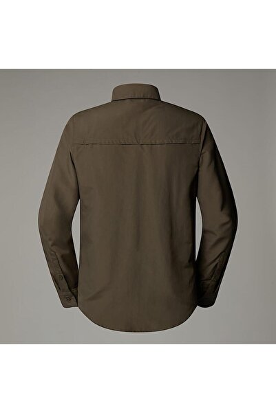 THE NORTH FACE M L/s Sequoıa Shırt New Taupe Green