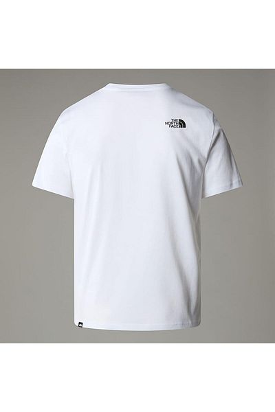 THE NORTH FACE إم بيرجر جرافيك 1 تي شيرت أبيض