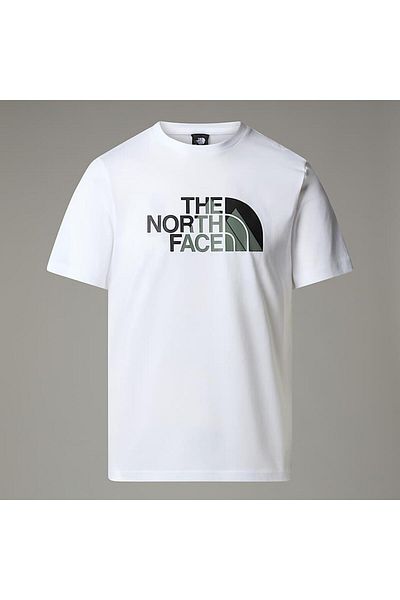 THE NORTH FACE إم بيرجر جرافيك 1 تي شيرت أبيض