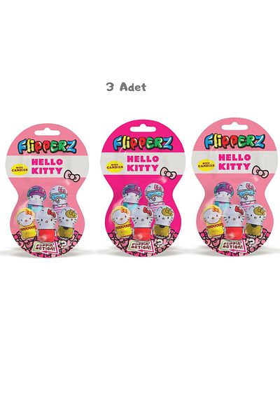 Hello Kitty فليبرز الأول السلسلة (10 جرام) 3 قطع