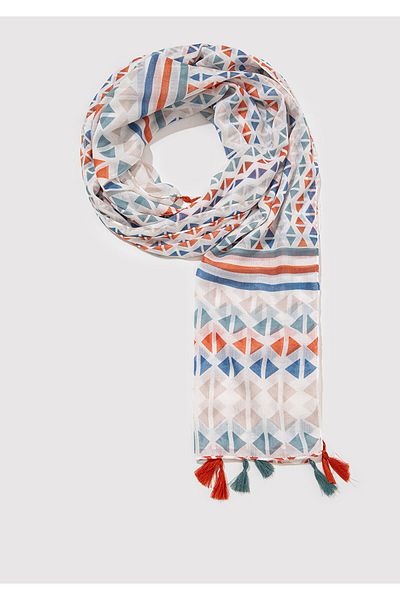 Mavi Gemusterter Schal – Modell 1912670 -70007