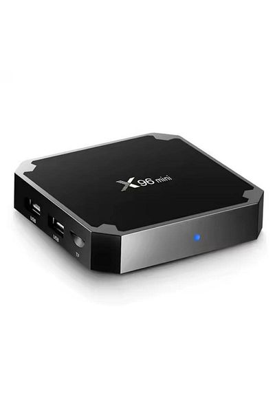 Generic جهاز استقبال الوسائط عالي الدقة X96 mini Android V3264 أسود
