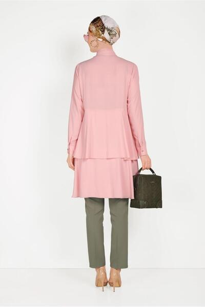 Alvina Scarf Collar Skirt Tunic 40492