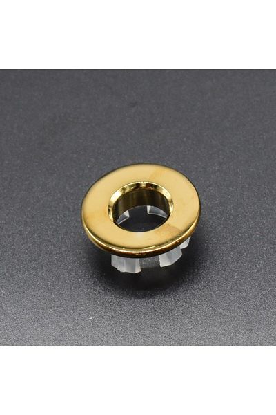 Choice Gold Overflow Hole Decorative Cover Copper 1Pcs Sink Hole Round Overflow Cover Insert Black Basin Si