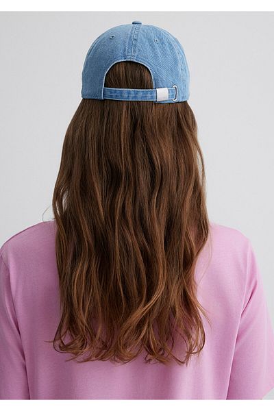 Mavi Bestickte Denim-Mütze 1913004 -70872