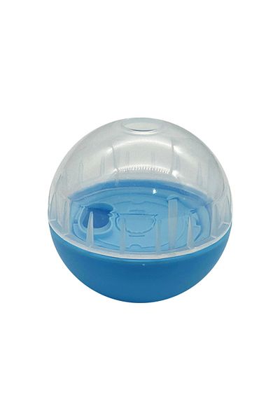 Choice Blue IQ Treat Ball Dog Treat Dispenser Toy Ball Interactive Dog Toy - 4" Dog Food Toy Stimulation, S
